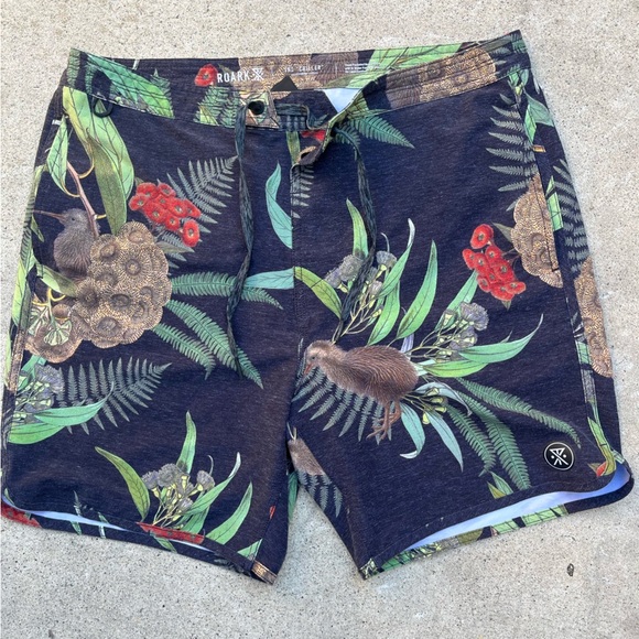 Roark Other - Men's Roark Board Shorts Multicolor Island 31 Surf Floral Beach Swim Activewear